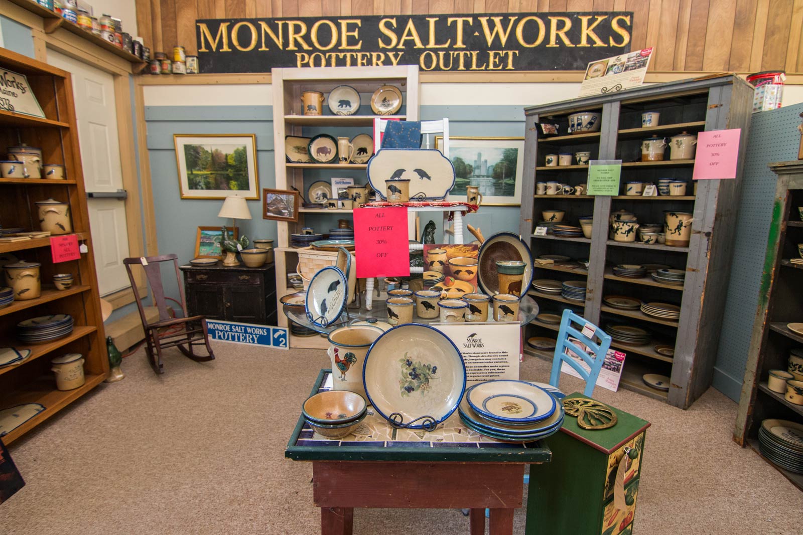 Monroe Salt Works Antique Marketplace Bangor, Maine